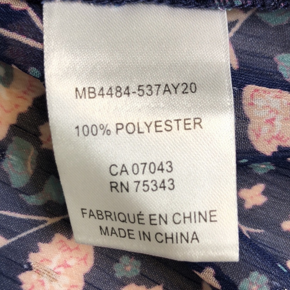 CHRISTIAN SIRIANO New York Floral Print V-Neck Blouse Size: L - Picture 11 of 12